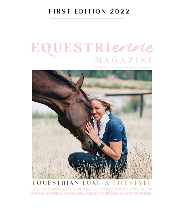 Equestrienne Magazine, 2022 First Edition cover story.