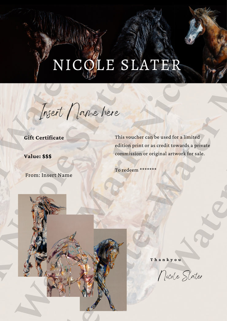 Nicole Slater Art Certificate